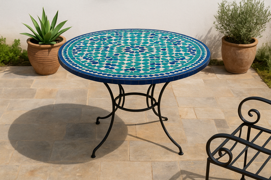 Sublimez votre espace avec une table zellige artisanale sur-mesure
