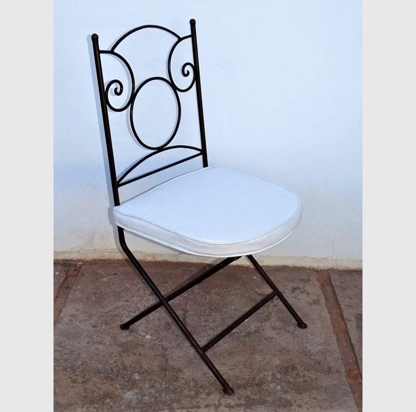 Chaise Pliante en Fer Forgé "Ideal"