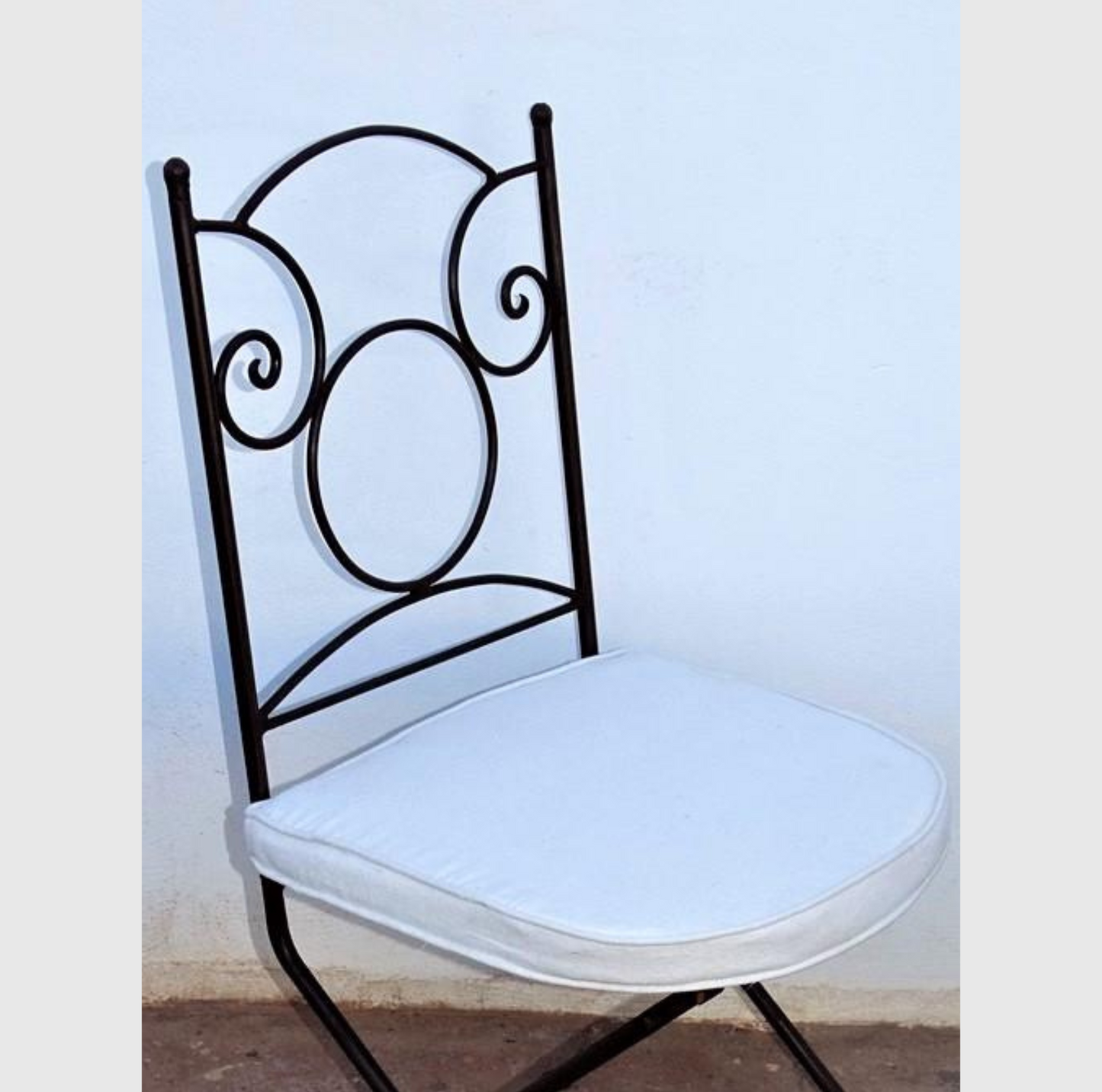 Chaise Pliante en Fer Forgé "Ideal"