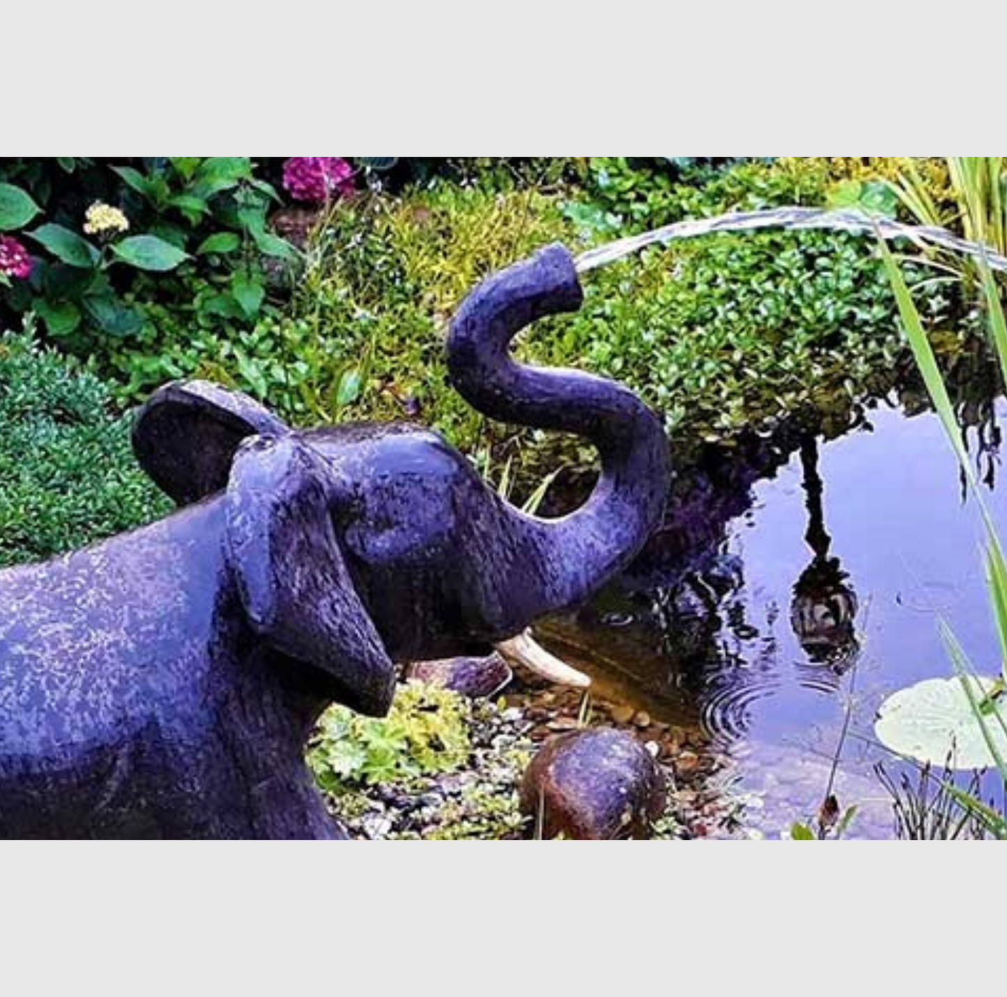 Fontaine éléphant Hauteur 130 cm