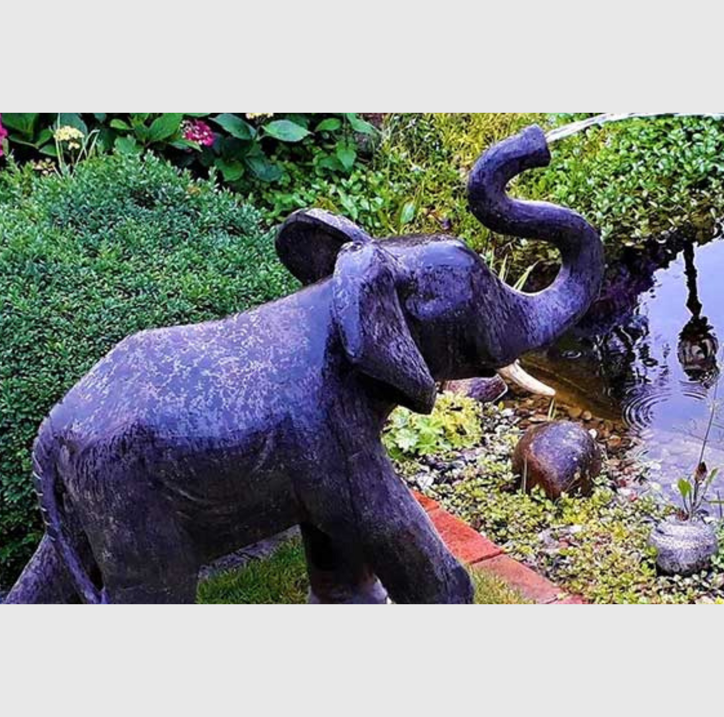 Fontaine éléphant Hauteur 130 cm