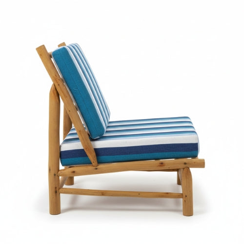 Fauteuil bas en bois