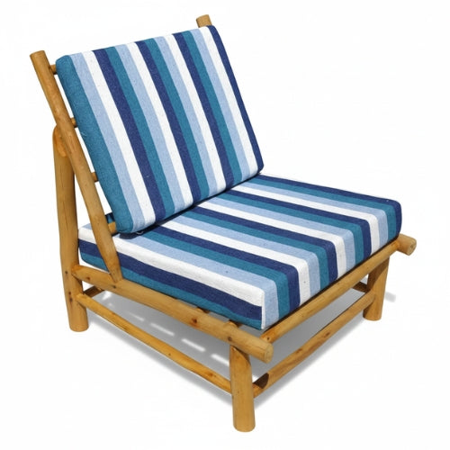 Fauteuil bas en bois