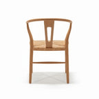 Chaise de jardin en teck massif Wegner “Banana” | Assise confortable & design arrondi | L45 × P50 × H70 cm | Chaise pliante en bois naturel | Sans installation