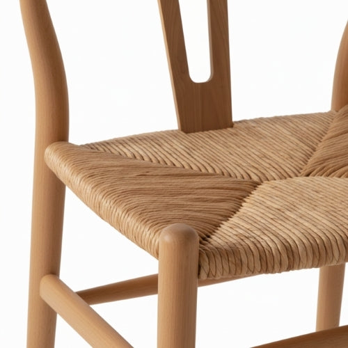 Chaise de jardin en teck massif Wegner “Banana” | Assise confortable & design arrondi | L45 × P50 × H70 cm | Chaise pliante en bois naturel | Sans installation