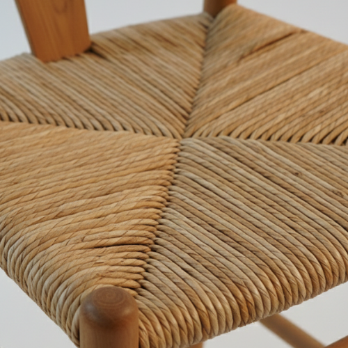 Tabouret en teck massif pour bar | Design naturel & robuste | Mobilier extérieur durable | Usage intérieur & extérieur