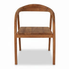 Chaise de jardin en teck massif KM2 | confort naturel &amp; esthétique artisanale | L 55 × P 55 × H 85 cm | coussin optionnel | prête à l’usage