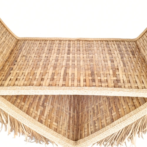 Assise en bambou naturel massif avec assemblages manuels assurant stabilité, confort et durabilité