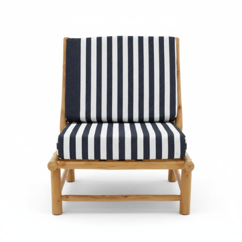 Fauteuil bas en bois