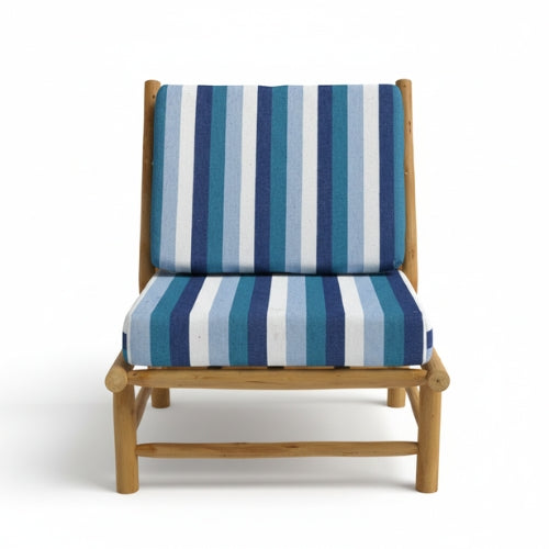 Fauteuil bas en bois