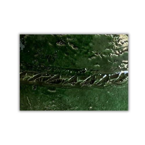 Petit pot en terre cuite émaillé vert Tamegroute – Artisanat marocain authentique pour intérieur et extérieur
