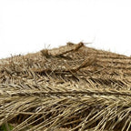 Parasol complet en doum naturel Ø 2 m fait à la main – Artisanat marocain authentique pour jardin et terrasse