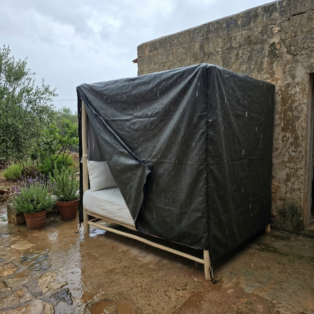 Pergola en bois d’eucalyptus | espace extérieur naturel et élégant | L 212 × P 160 × H 208 cm | bâche anti-intempéries optionnelle | installation simple