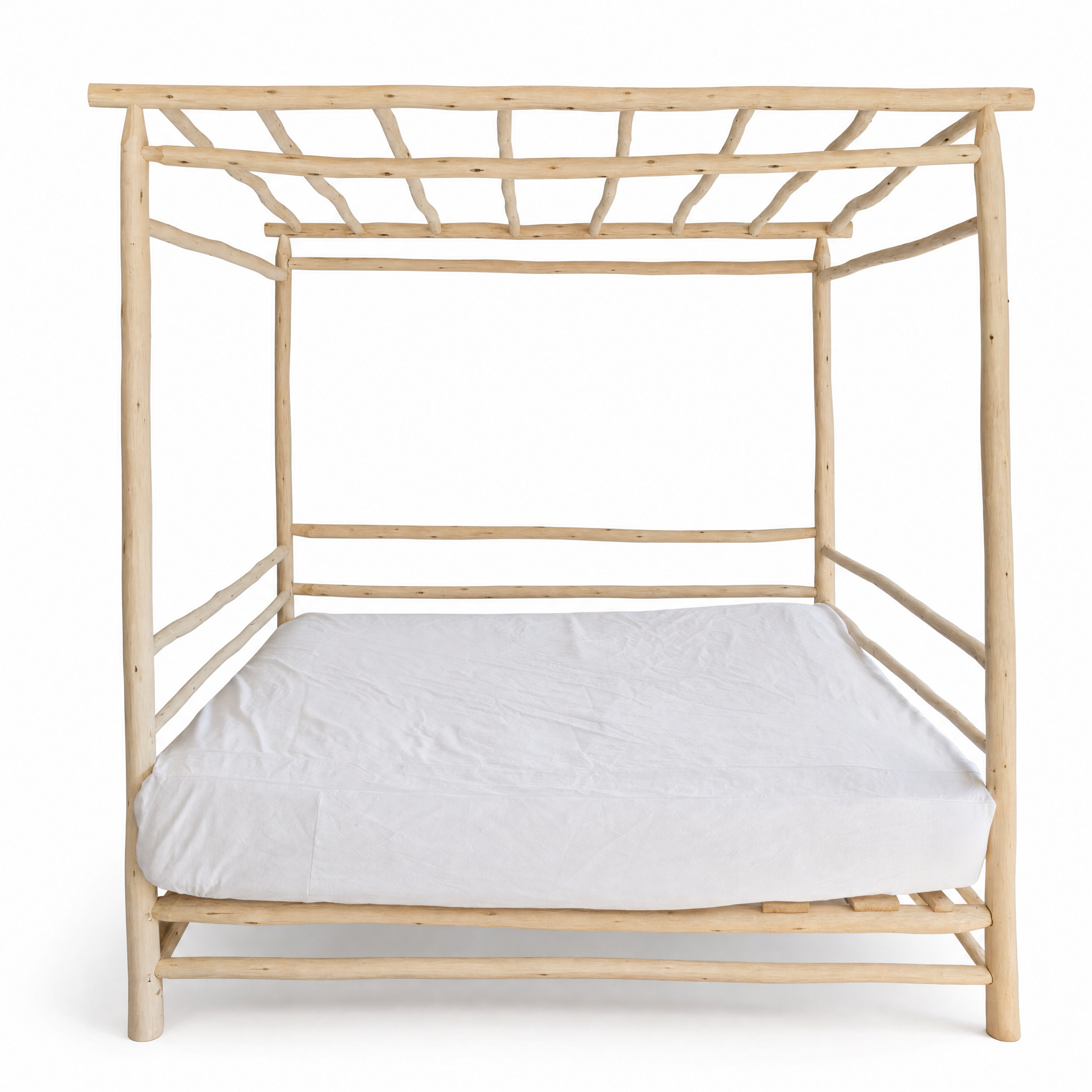 Pergola en bois d’eucalyptus | espace extérieur naturel et élégant | L 212 × P 160 × H 208 cm | bâche anti-intempéries optionnelle | installation simple