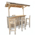 structure bar exterieur bois teck massif stable durable design naturel