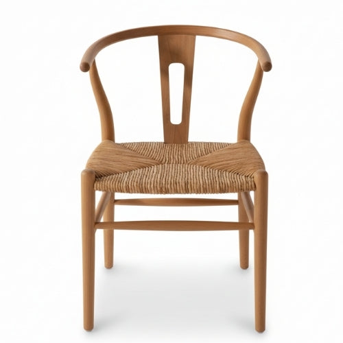 Chaise de jardin en teck massif Wegner “Banana” | Assise confortable & design arrondi | L45 × P50 × H70 cm | Chaise pliante en bois naturel | Sans installation
